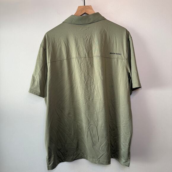 Duluth Trading Relaxed Fit Men's Short Sleeve Polo Shirt Olive Green Size Large - Picture 5 of 6